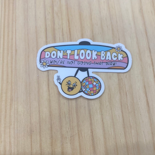 Sticker Don't Look Back