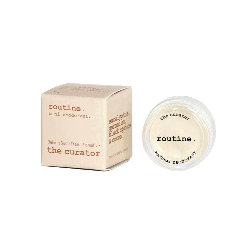 The Curator Deodorant – Routine (Baking Soda Free) – Tester Size 5g