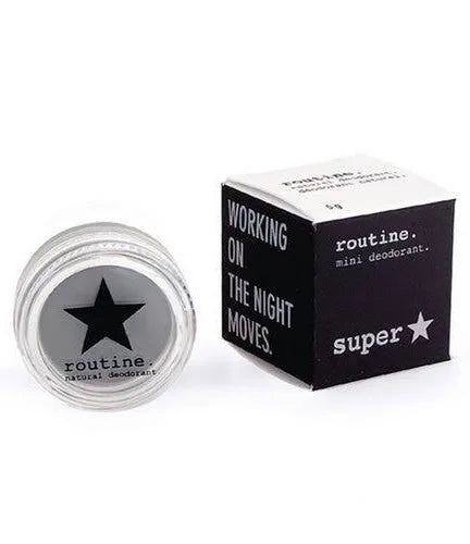 Superstar Deodorant – Routine (Charcoal + Magnesium + Prebiotics) – Tester Size 5g