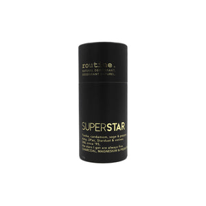 Superstar Deodorant – Routine (Charcoal + Magnesium + Prebiotics) – 50g Tube