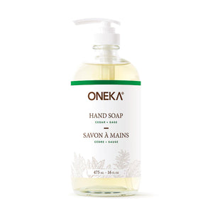 Hand Soap – Cedar & Sage – Oneka