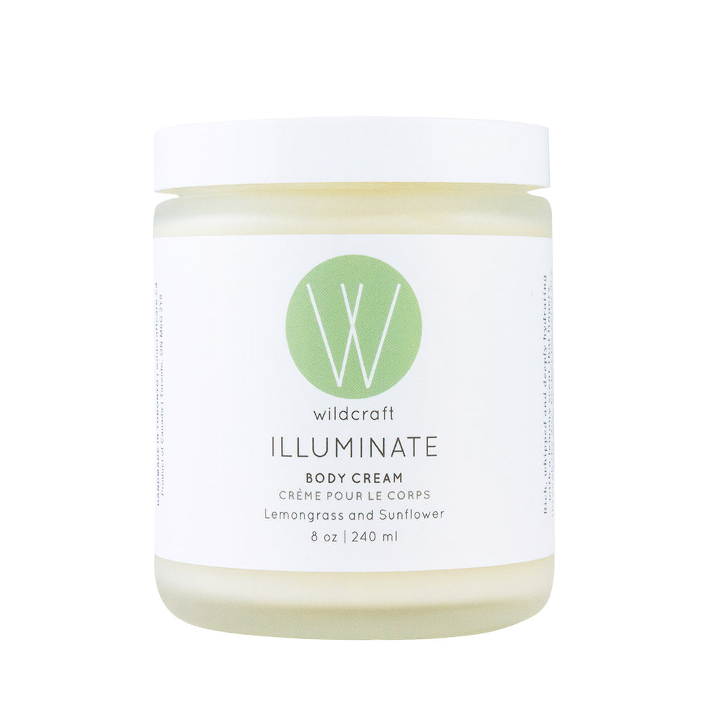 Lemongrass & Sunflower illustration Body Cream – Wildcraft