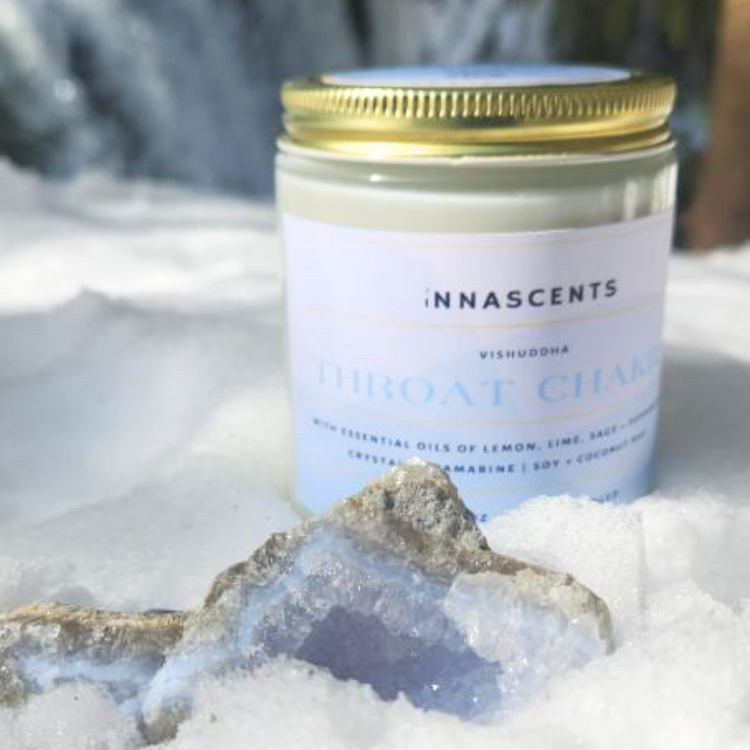 Throat Chakra Candle