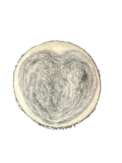 Grey Heart Dryer Balls