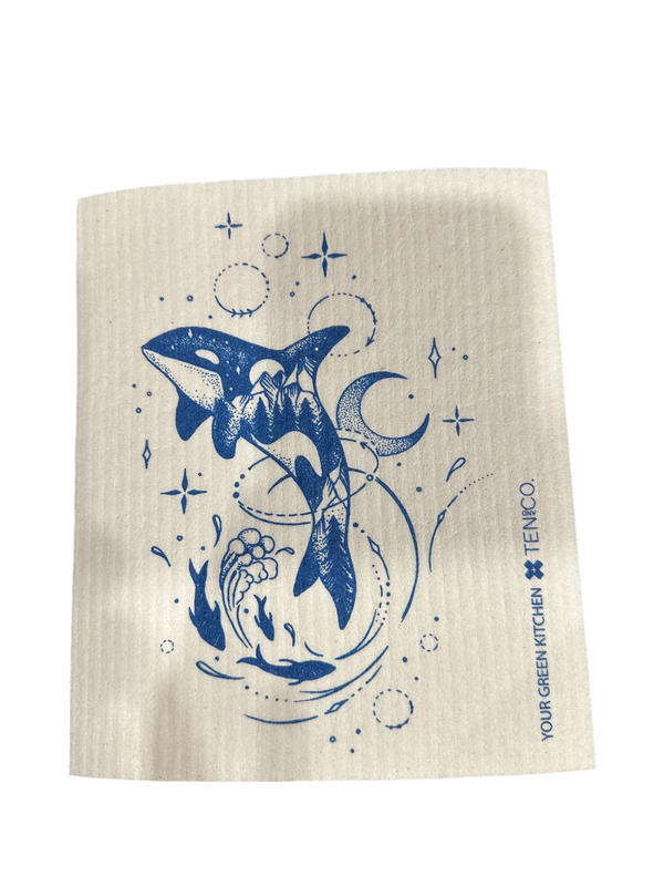 Whale Sponge Cloth