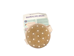 Bamboo Dry Brush - round