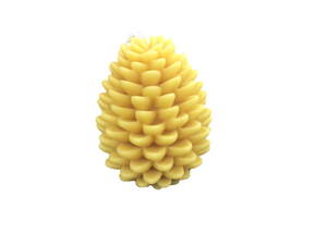 Beeswax Pinecone Candle (large)