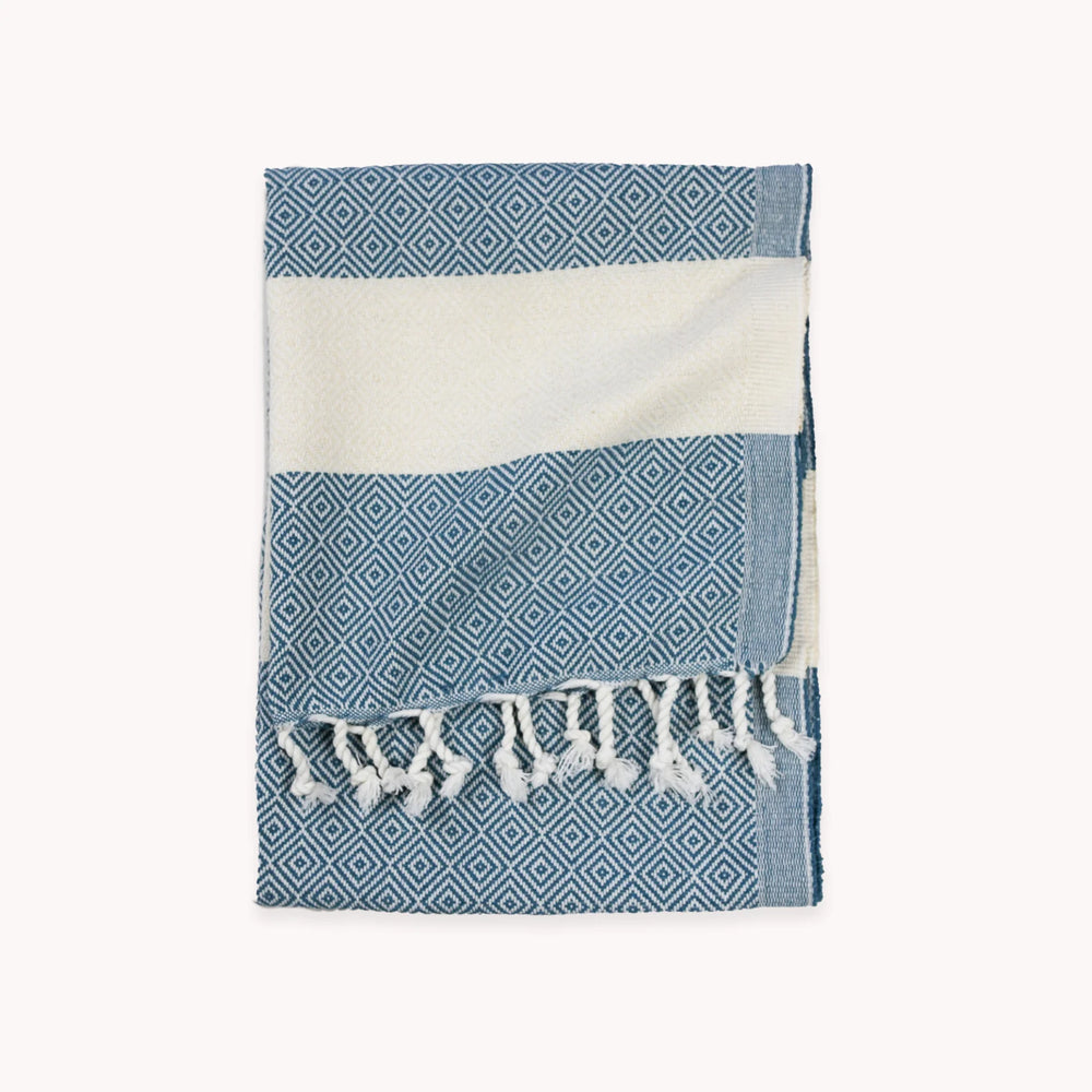 Pokoloko Turkish Towel - Green Diamond