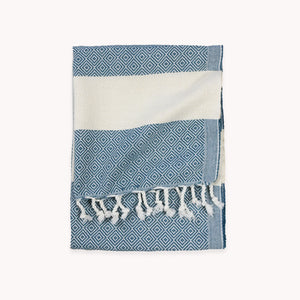 Pokoloko Turkish Towel - Green Diamond