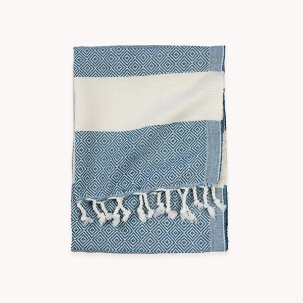 Pokoloko Turkish Towel - Green Diamond