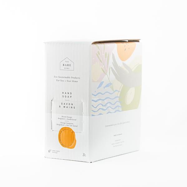 Blood Orange & Sandalwood Hand Soap – 3L Refill Box – The Bare Home