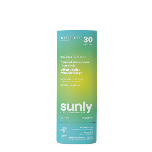 Attitude Mineral Sunscreen face stick SPF 30