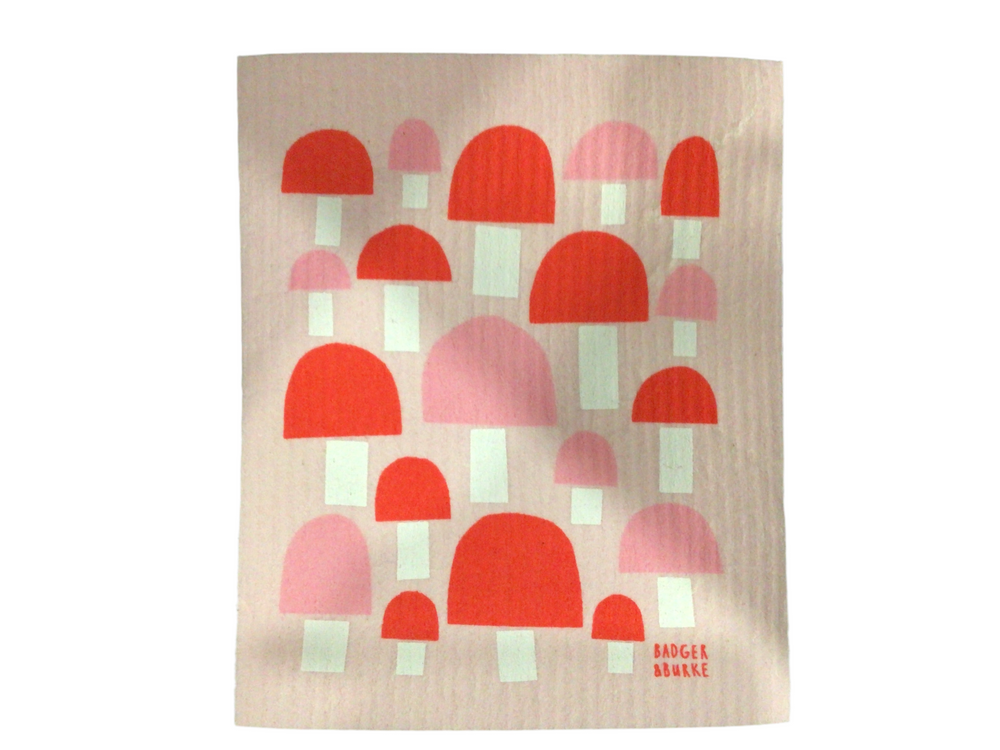 Swedish Sponge Cloth - Mushroom