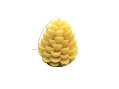 Beeswax Pinecone Candle (small)