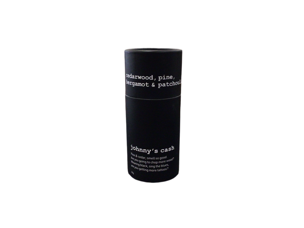 Johnny’s Cash Deodorant – Routine (With Charcoal + Baking Soda) – 50g Tube