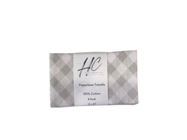 Paperless Towels – Set of 8 (Off the Roll)