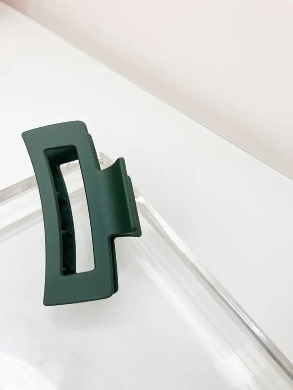 Forest Green Medium Claw Clip