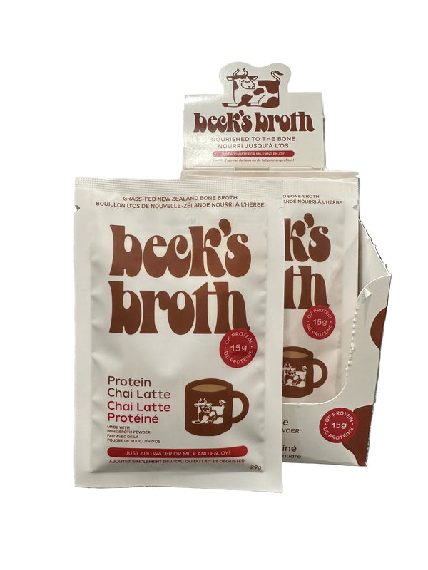 Beck’s Broth - Protein Chai Latte