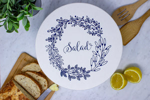 Salad Waxed Bowl Cover - Large 10”