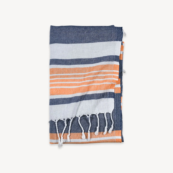 Turkish Towel - St Lawrence Denim Glow