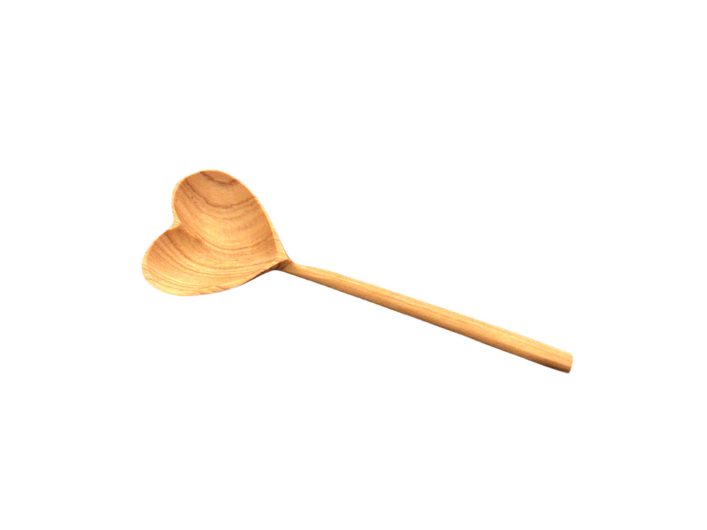 Hand-carved Heart Tea Spoon