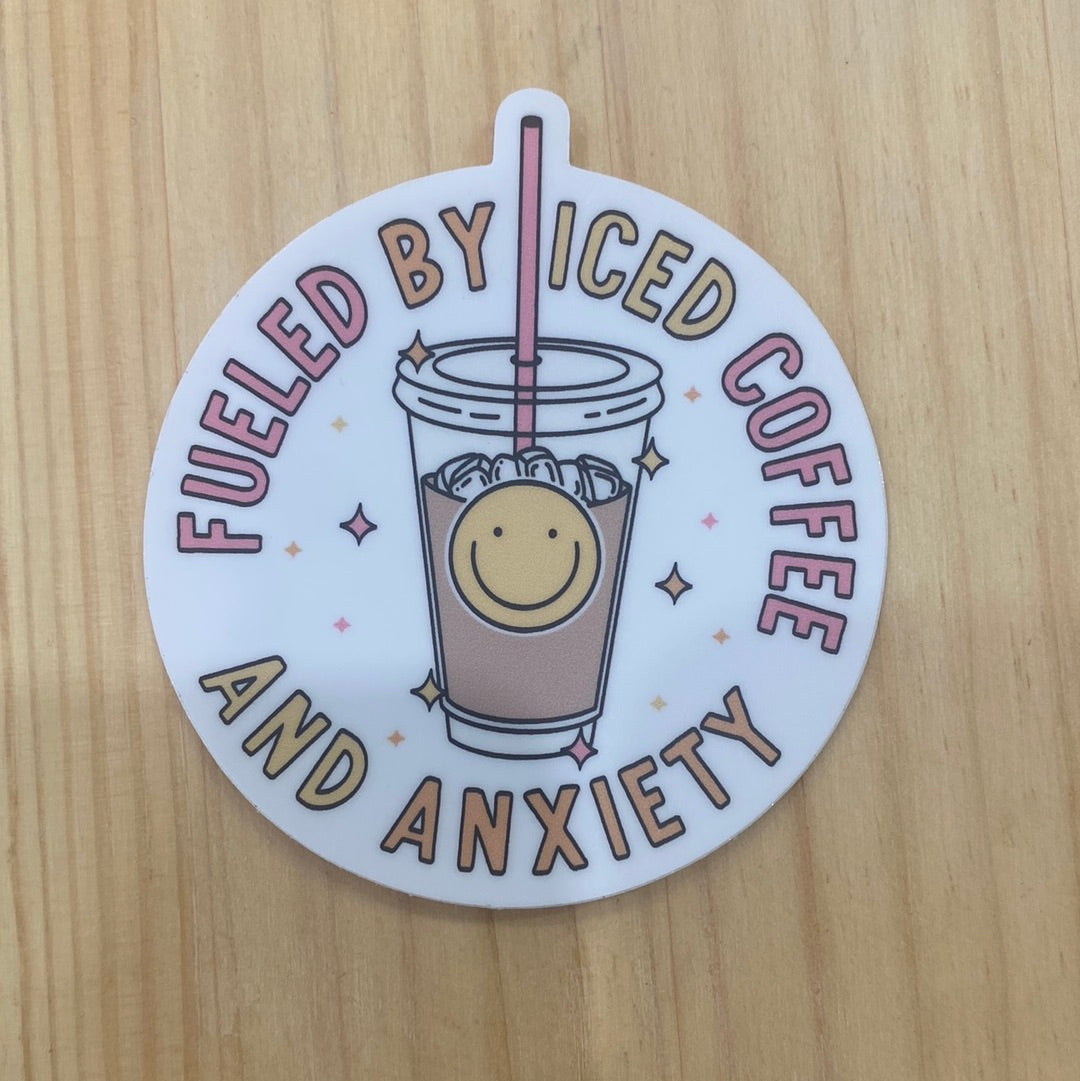 Sticker Fuelled By Iced Coffee