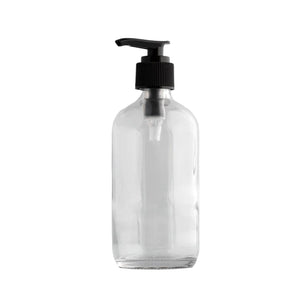8oz Glass Refillable Pump Bottle