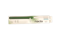 Aluminum Toothbrush with replacement heads - soft Green)