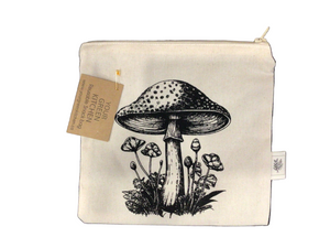 Lined Snack Bag - Mushrooms