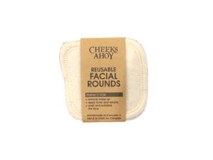 Reusable Facial Rounds - 12 pack (Ivory)