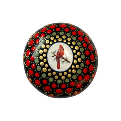 Riverbend Mandalas Small Cardinal & Stand