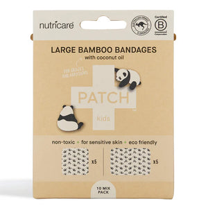PATCH Large Panda Mixed Bamboo Bandages - 10pk