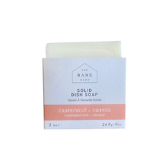 Solid Dish Soap – Bergamot + Lime