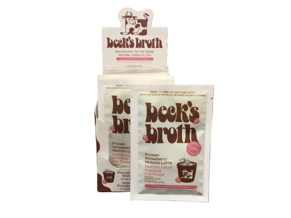 Beck’s Broth - Strawberry Matcha Latte
