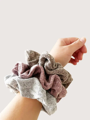 Hair Scrunchies Trio Neutral