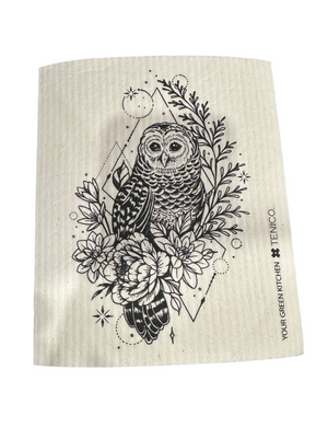 Owl Sponge Cloth