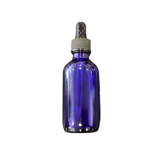 Glass Dropper Bottle 2oz Blue