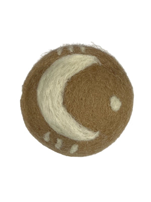 Brown with Moon Dryer Ball