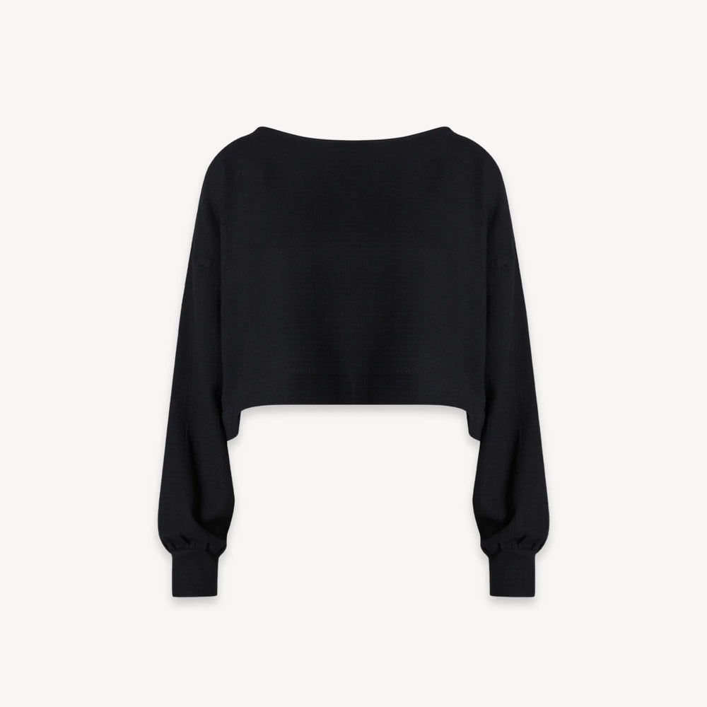 Pokoloko Flat Crop Top - Black