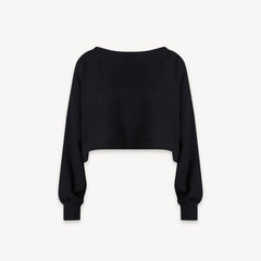 Pokoloko Flat Crop Top - Black