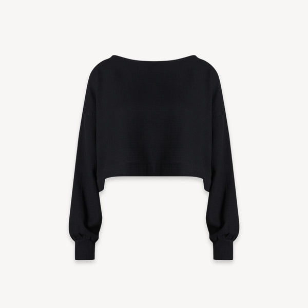 Pokoloko Flat Crop Top - Black
