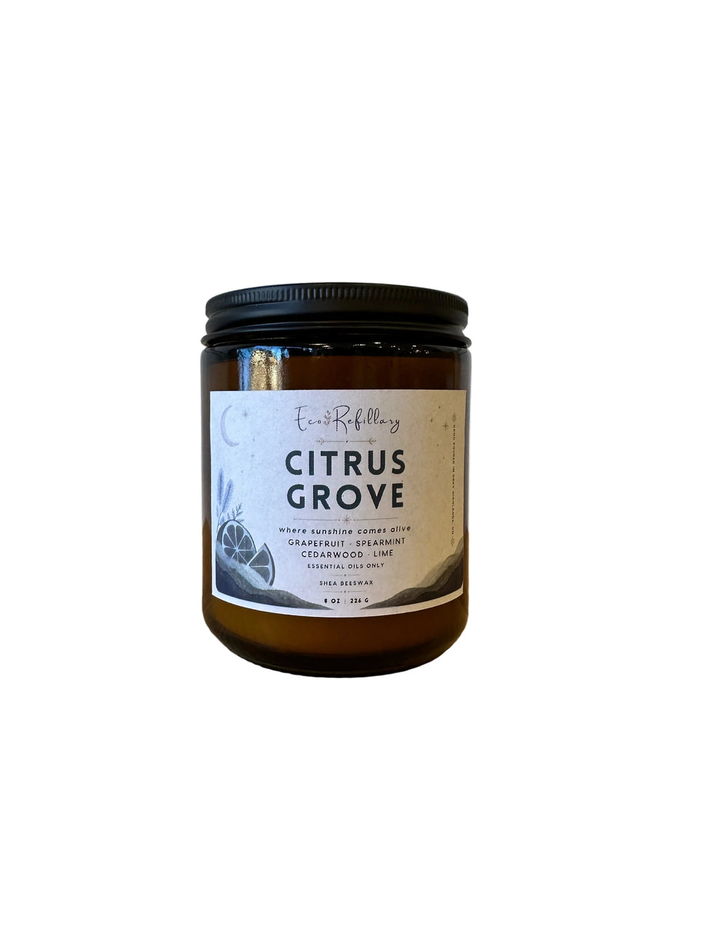 Citrus Grove Shea Beeswax Candle