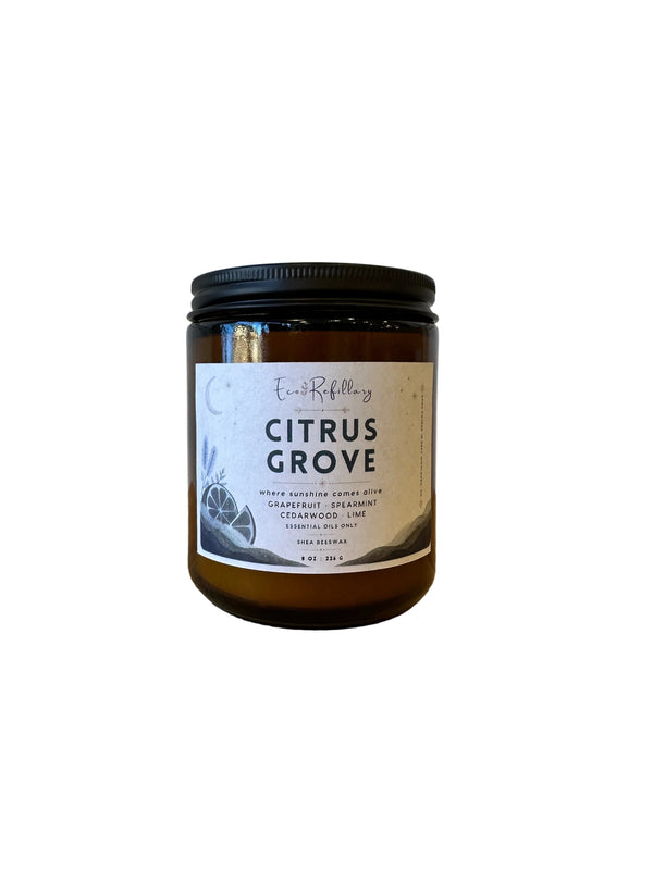 Citrus Grove Shea Beeswax Candle
