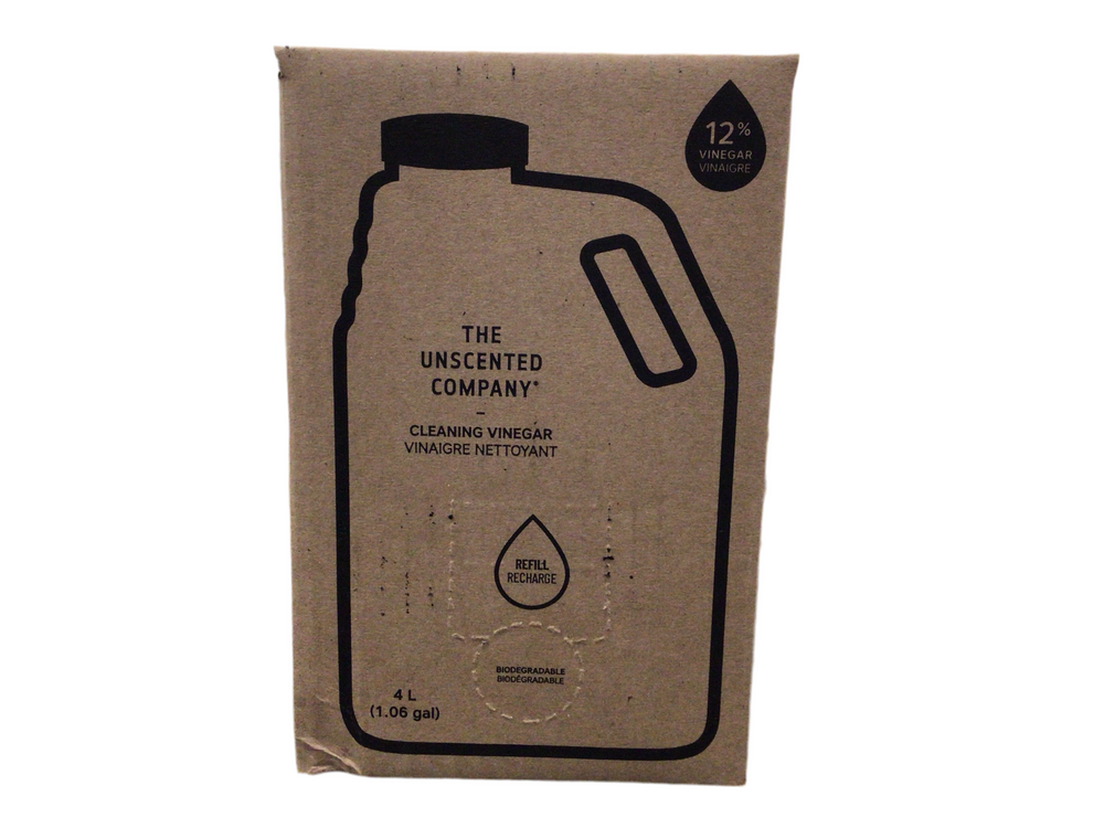 The Unscented Company Cleaning Vinegar – 4L Refill Box