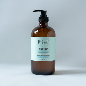 Mint Dish Soap – Citrus Mint (456mL Bottle)