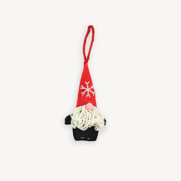 Pokoloko Hand Embroidered Ornament-Gnome