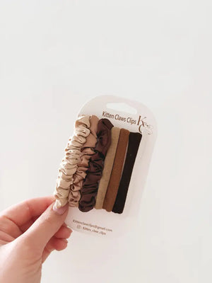 Kitten Claw Clips - brown