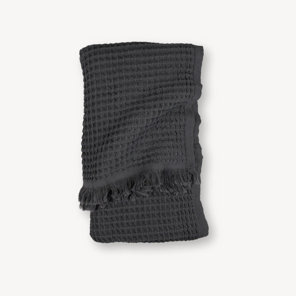 Pokoloko French Waffle Turkish Towel - Grey