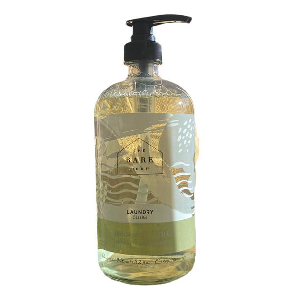 Laundry Detergent – Lime + Bergamot – 1L Glass Bottle
