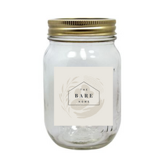 The Bare Home refill dish soap lime and bergamot in returnable glass mason jar
